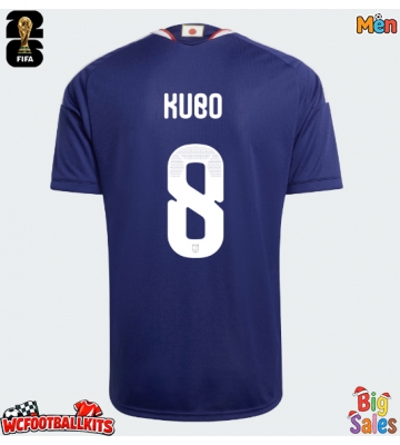 Japan Takefusa Kubo #8 Replica Home Stadium Shirt World Cup 2026 Short Sleeve